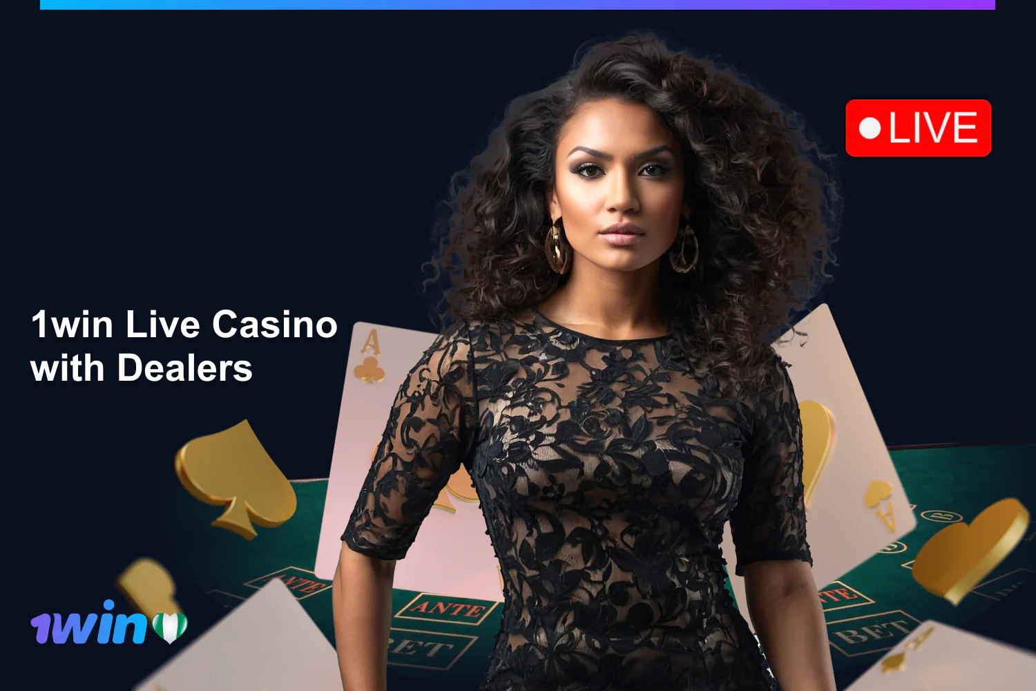 1win casino offers players from Nigeria to play over 500 games with professional live dealers