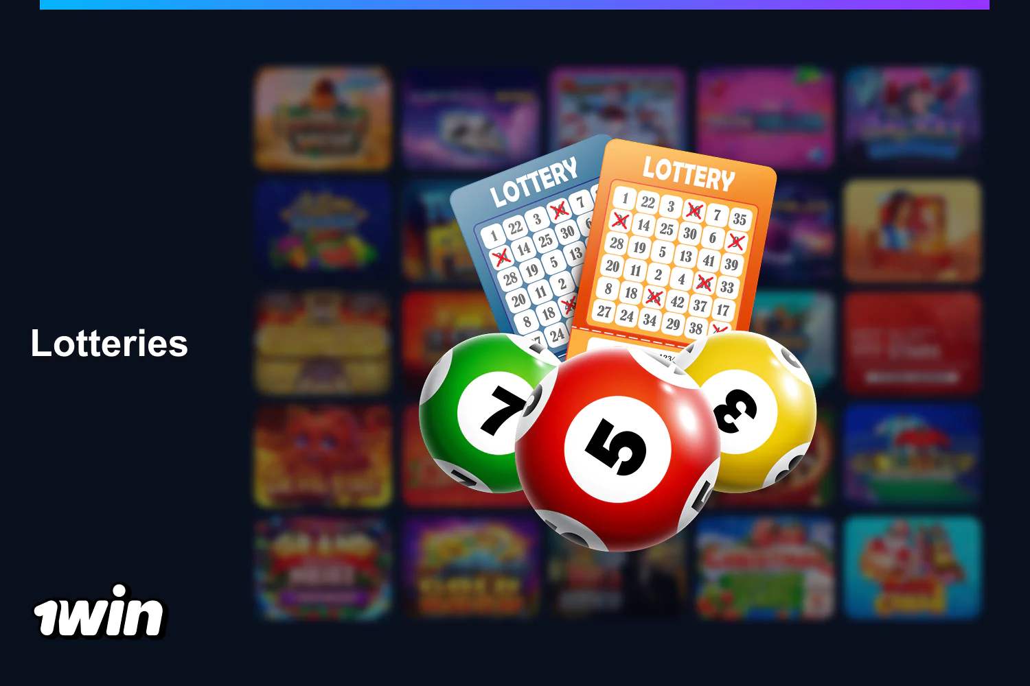 There are over 200 interesting lotteries available to Nigerian players on the 1win website