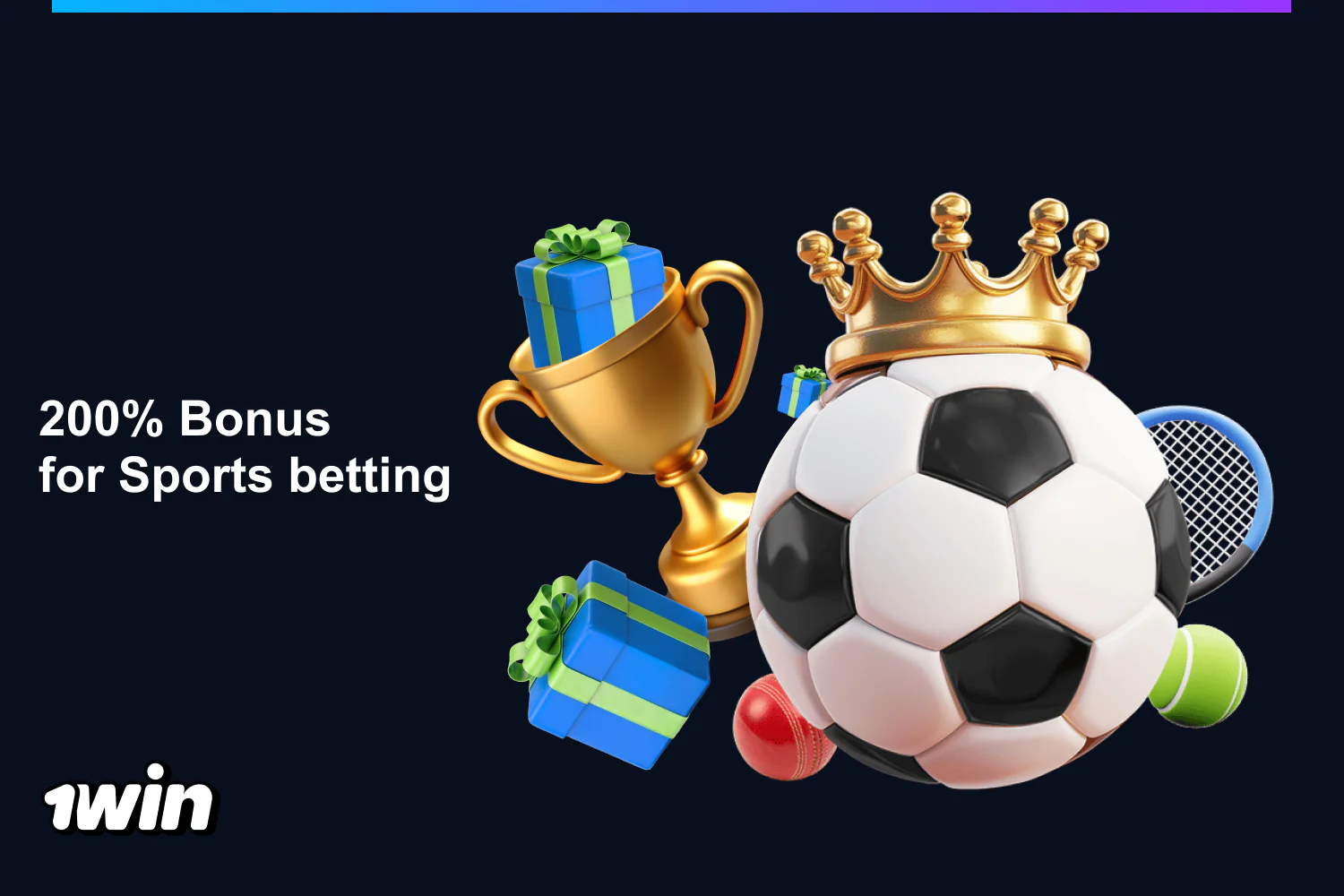 1win Nigeria offers a generous 200% sports bonus on your first deposit