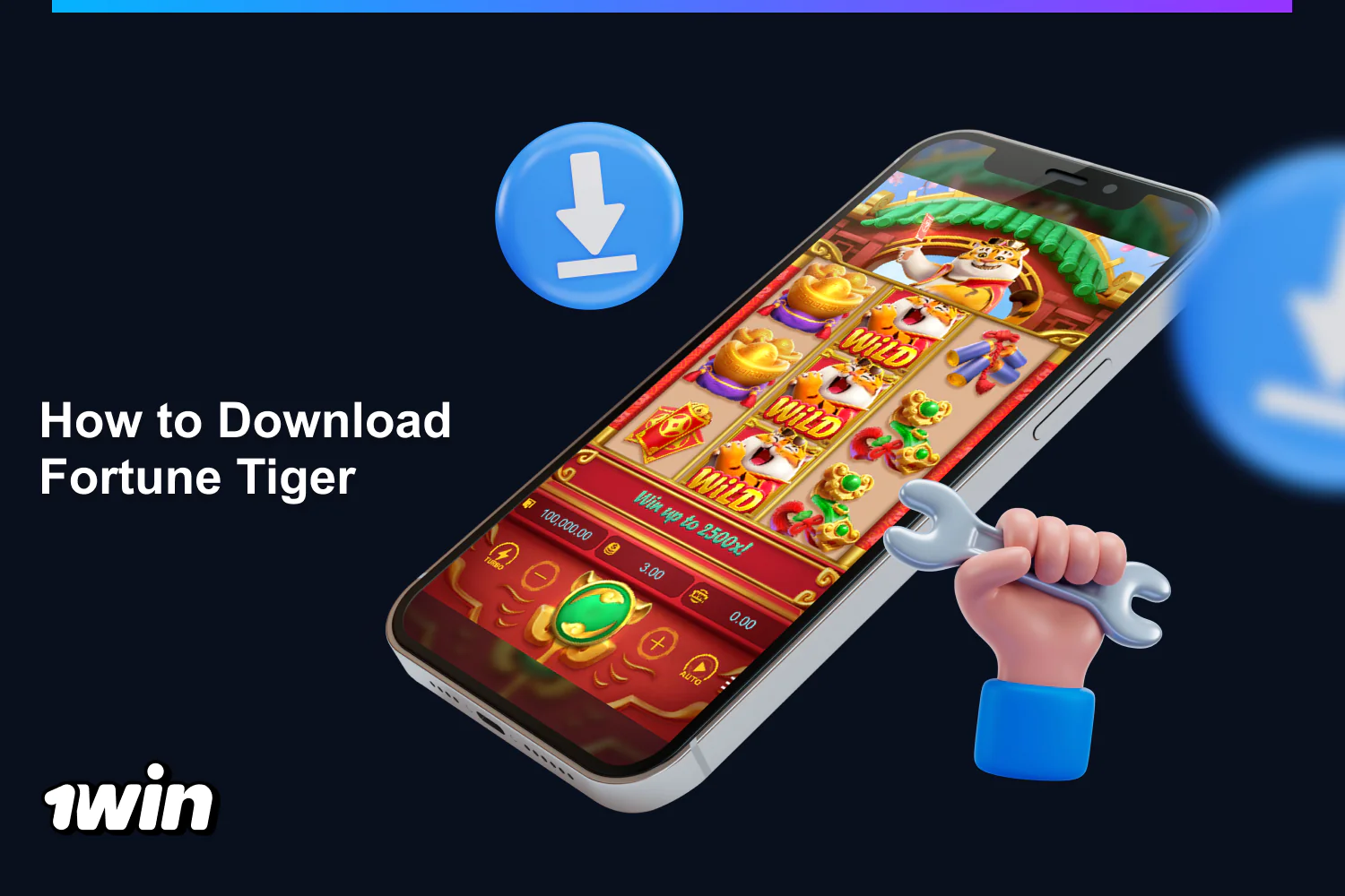 Install the Fortune Tiger app on your phone in a couple of steps