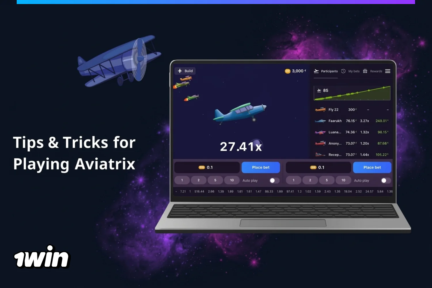 For players from Nigeria, there are some well-known Aviatrix 1win tricks that will increase your chances of winning.